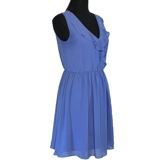 IZ Byer - Blue, Sleeveless Lightweight Dress - Small - Picture 3 of 5